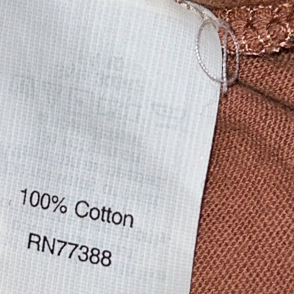 J.Crew Blouse Long Sleeve Scoop Neckline Lace Front Panel Soft Rust Brown Small - Picture 5 of 10